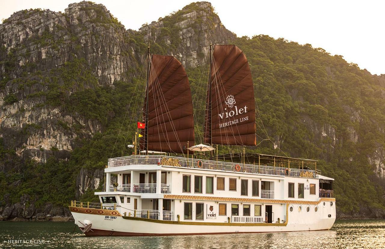 Heritage Line Violet Cruise - Halong Bay & Lan Ha Bay Халонг Екстер'єр фото