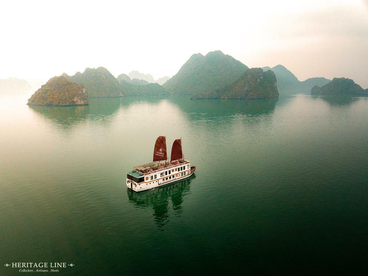 Heritage Line Violet Cruise - Halong Bay & Lan Ha Bay Халонг Екстер'єр фото